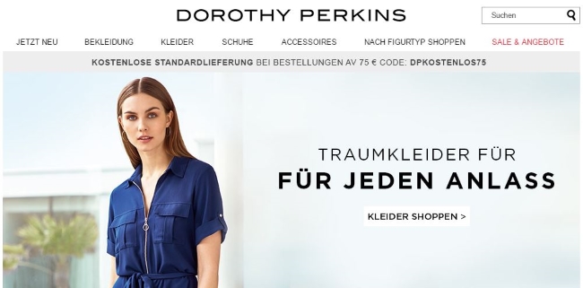 Dorothy Perkins Onlineshop