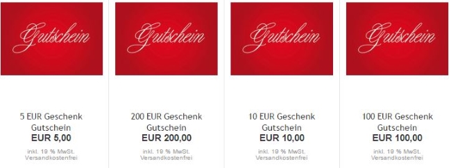 Elektro 2000 Geschenkgutscheine