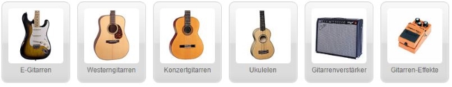 Musik Produktiv Gitarrensortiment