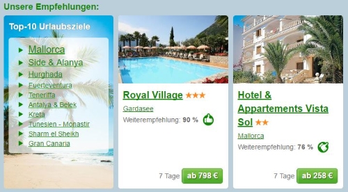 Nix-wie-weg Empfehlungen