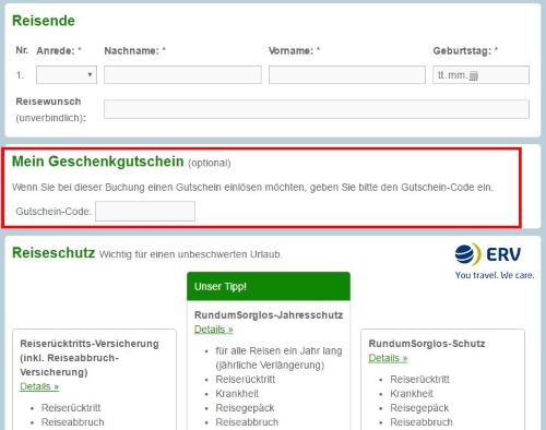 Nix-wie-weg Gutschein einlösen