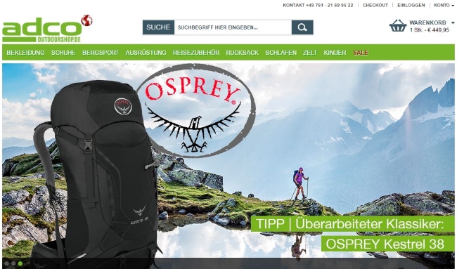 OutdoorShop Onlineshop