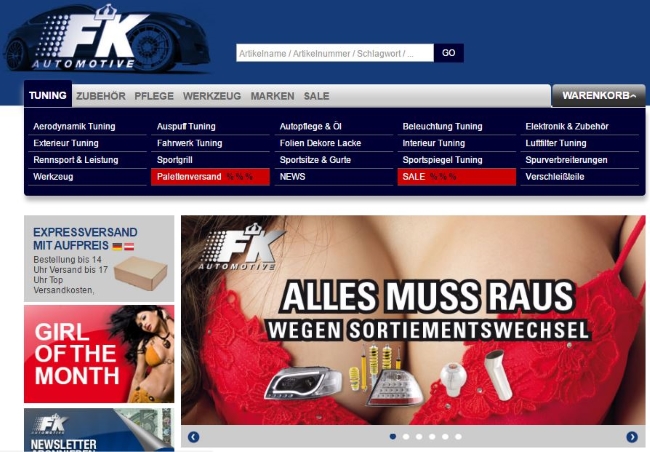 FK Automotive Onlineshop