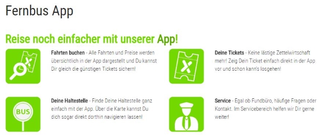 FlixBus Fernbus-App