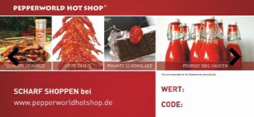 Pepperworld Geschenkgutschein