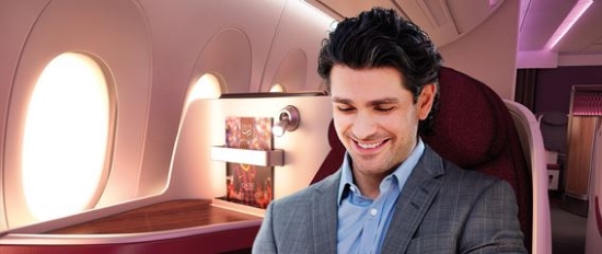 Qatar Airways Geschäftsleute