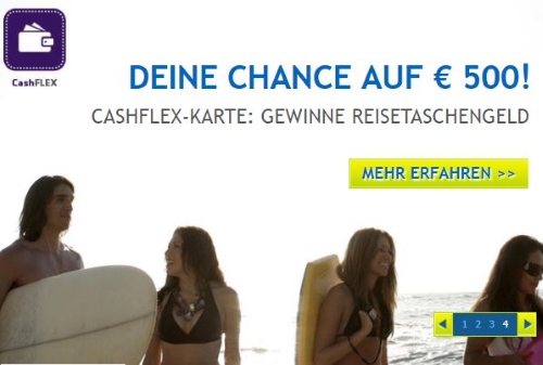 STA Travel Reisetaschengeld