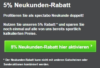 Spectabo Neukundenrabatt