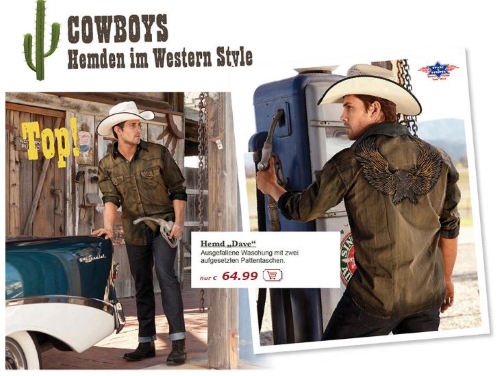 World of Western Cowboys Hemden