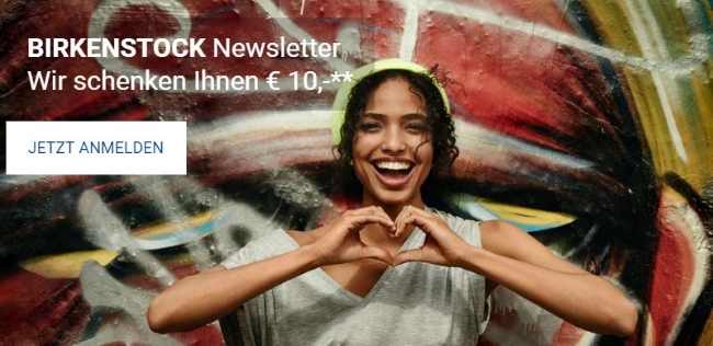 Birkenstock Gutschein Newsletter