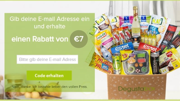 Degustabox Gutscheine