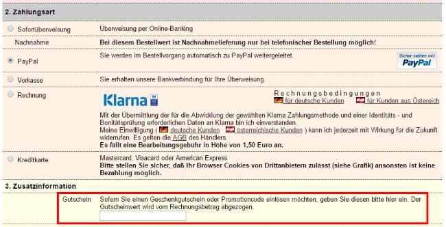 FunnyLegs Gutscheine einlösen