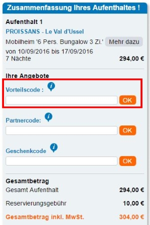 Homair Gutscheine einlösen