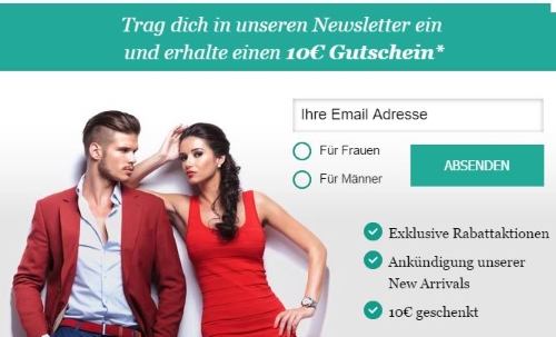 Kiss A Frog Gutschein Newsletter