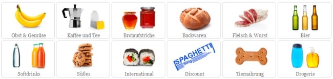 Lebensmittel.de Sortiment