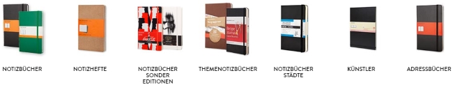 Moleskine Sortiment