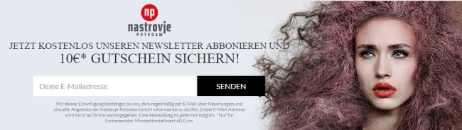 Napo-Shop Gutschein Newsletter