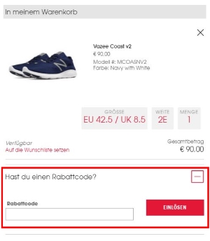 new balance rabattcode