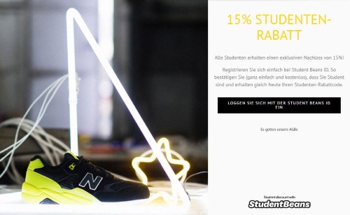 New Balance Studentenrabatt