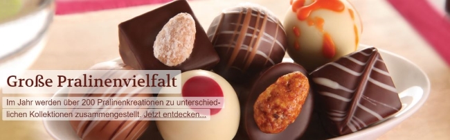 Pralinenbote Produktvielfalt