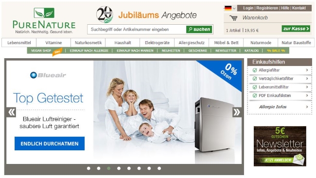 PureNature Onlineshop