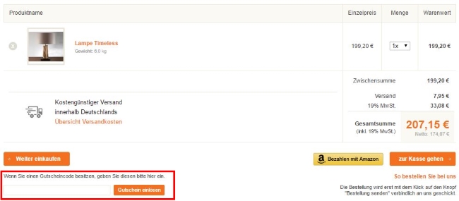 SalesFever Gutscheine einlösen