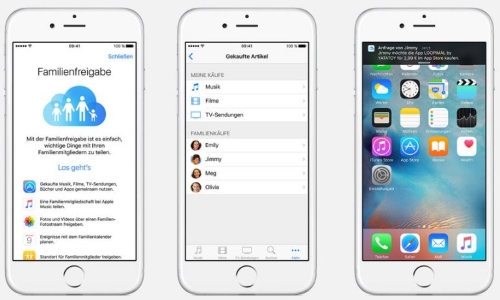 iTunes Familienfreigabe