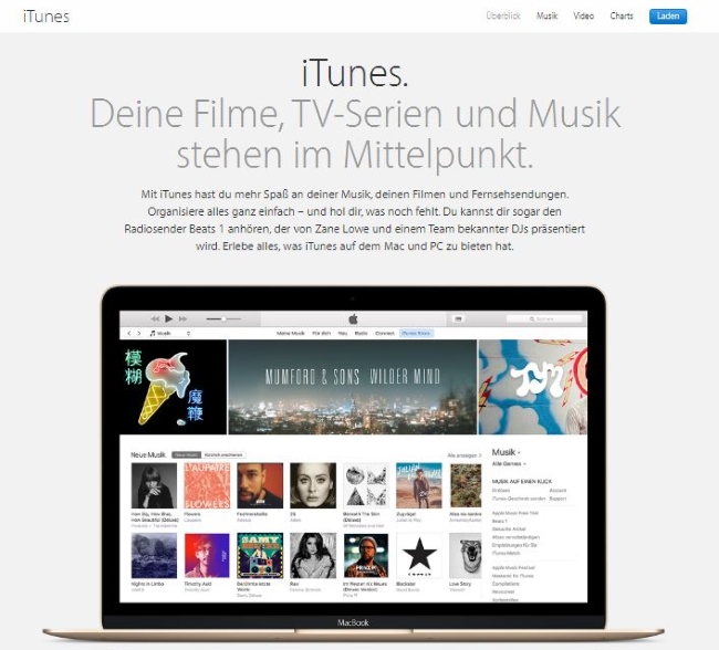 iTunes Onlinestore