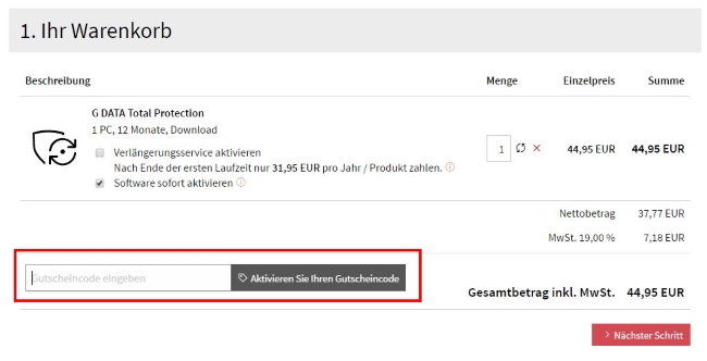 g-data-gutscheincode-eingeben