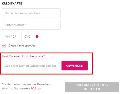 foodora-gutscheincode-eintragen