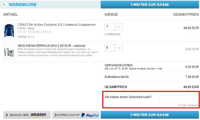 craft-gutscheincode-aktivieren