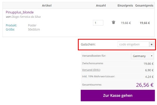 artflakes-code-eingeben