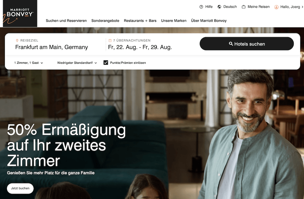 Marriott Gutscheincode einloesen