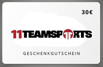 11teamsports Geschenkgutscheine