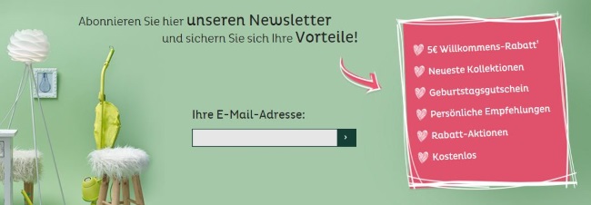 Depot Gutschein Newsletter