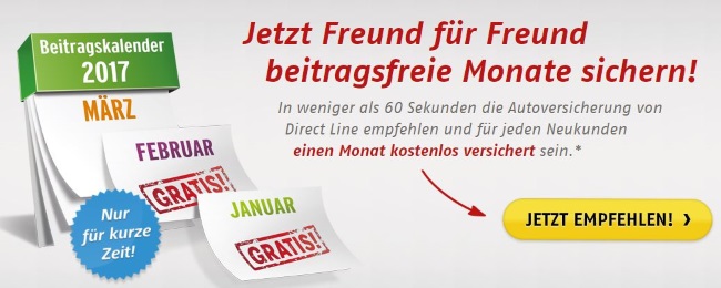 Direct Line Freundschaftswerbung