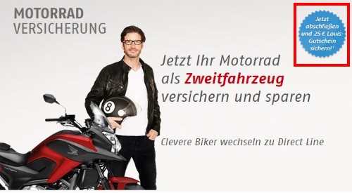 Direct Line Motorrad-Versicherung