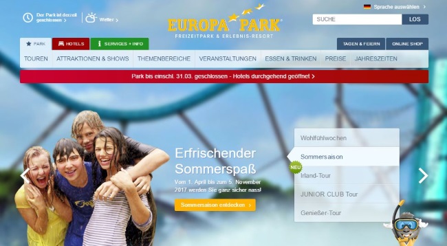 Europa-Park Onlineshop