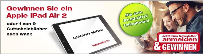 Gutscheinbuch Gewinnspiele