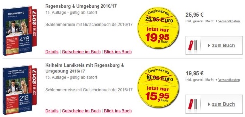 Gutscheinbuch Sparangebote