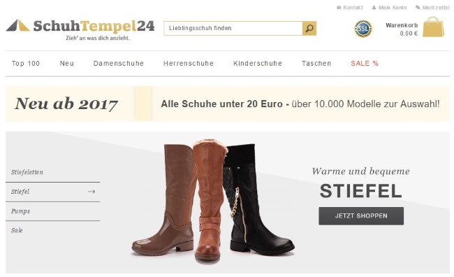 Schuhtempel24 Onlineshop