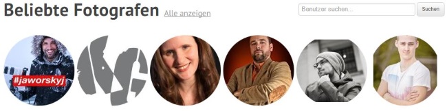 Zoomwork beliebte Fotografen