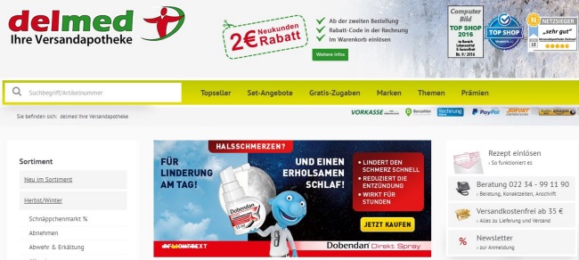 delmed Onlineshop