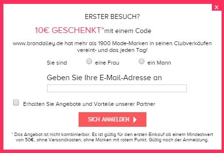 Brandalley Gutschein