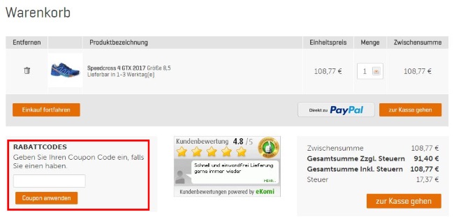 21run-Coupon-code-eingeben