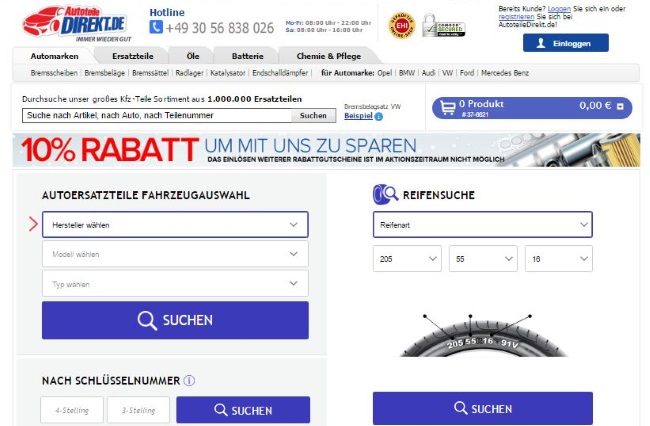 Autoteiledirekt-onlineshop