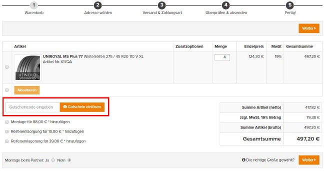 Gripgate Gutscheincode einloesen
