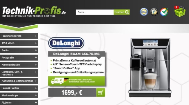 Technik-Profis Onlineshop
