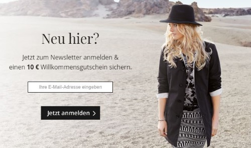 Bonita Gutschein Newsletter