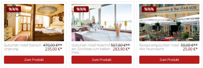 Deal LX Reisegutscheine